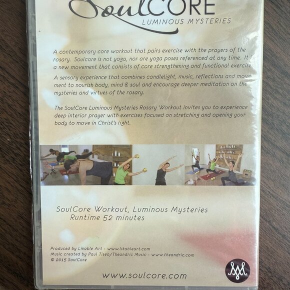 SoulCore Workout Rosary Luminous Mysteries DVD - Picture 2 of 3